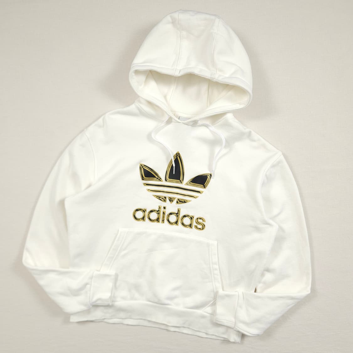 L(100) 아디다스 불꽃 로고 후드티 상품이미지2