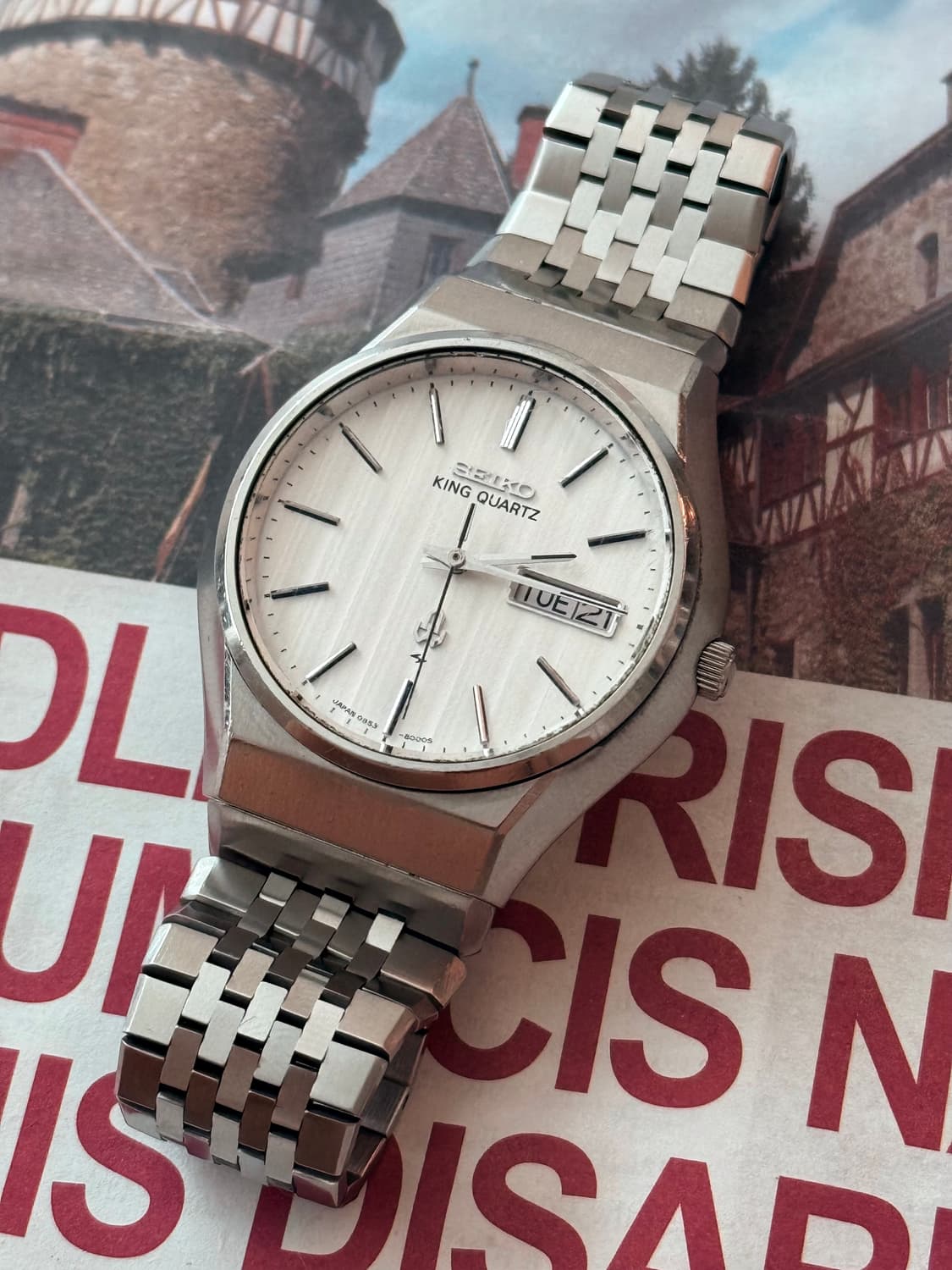 Seiko 세이코  King Quartz 핀스트라이프 데이-데이트 상품이미지1