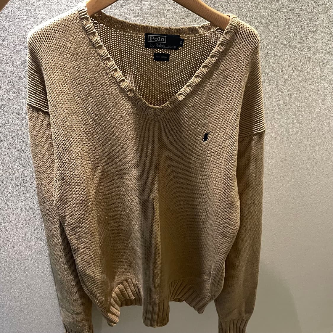 빈티지 폴로 니트 상품이미지1