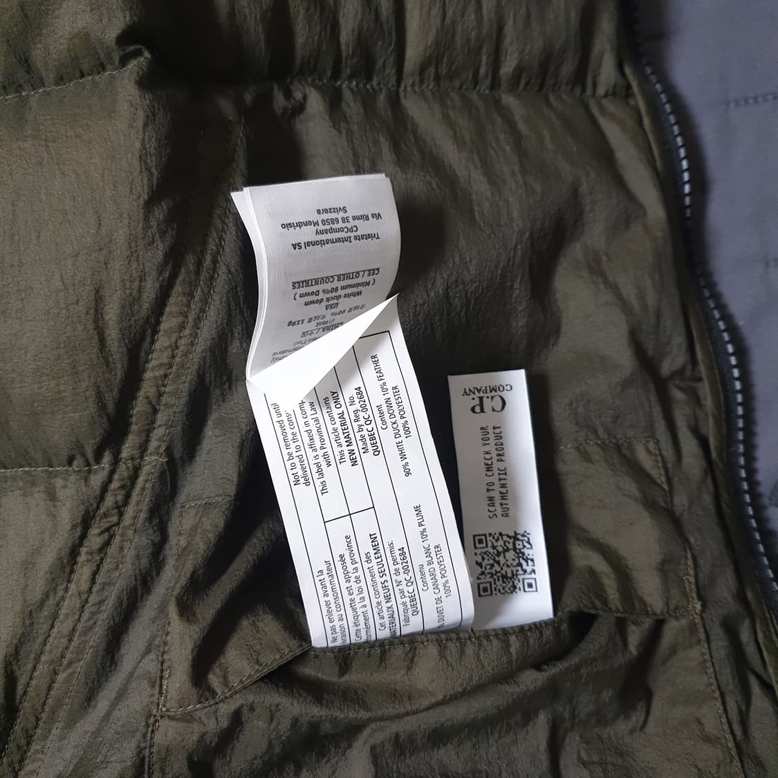 씨피컴퍼니 가먼트다잉 다운 경량 패딩 상품이미지9
