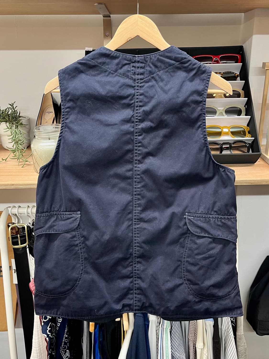 포스트오버올즈 POST O'ALLS 네이비 베스트  상품이미지4