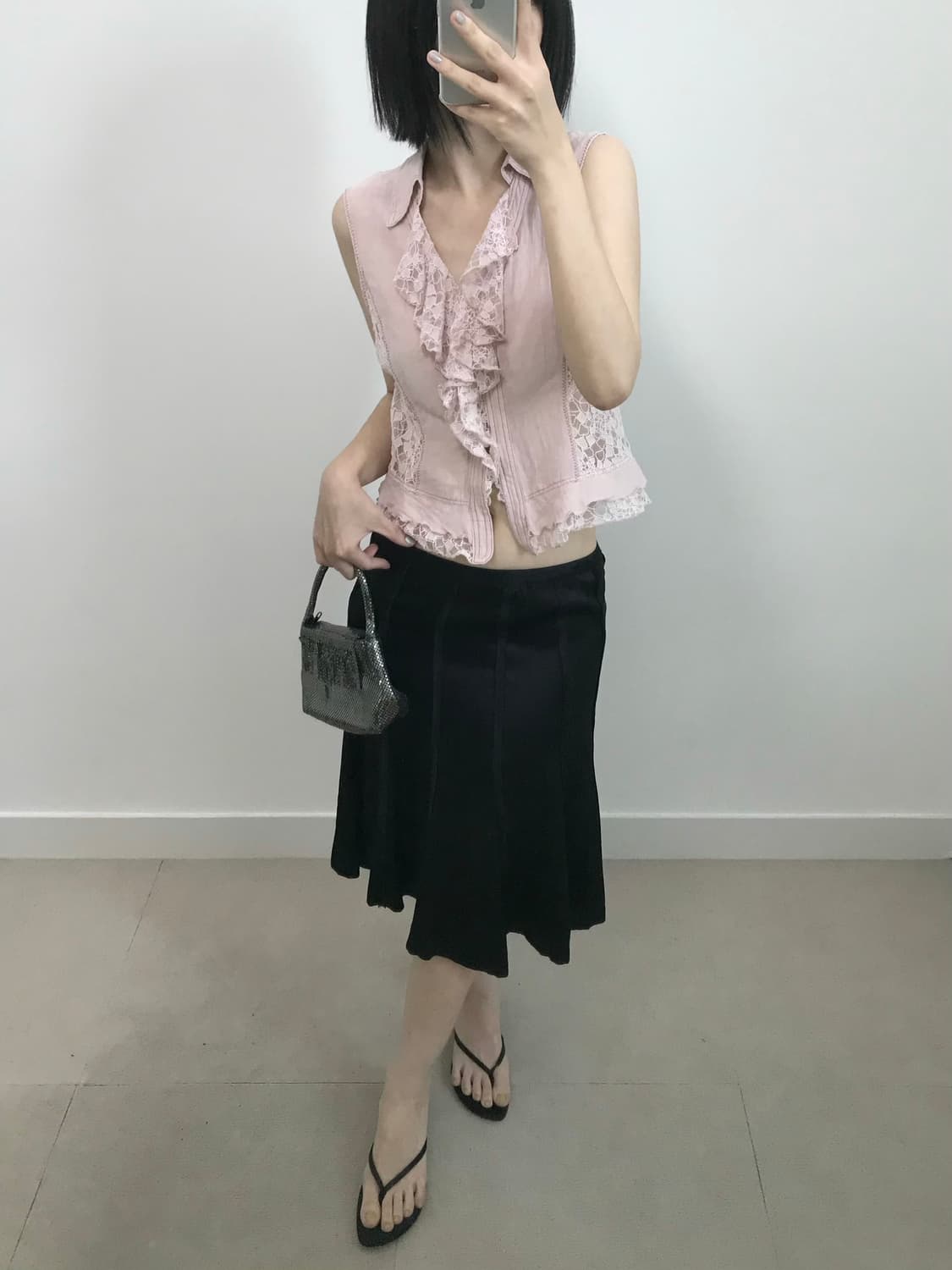빈티지 메탈릭 미니백 상품이미지1