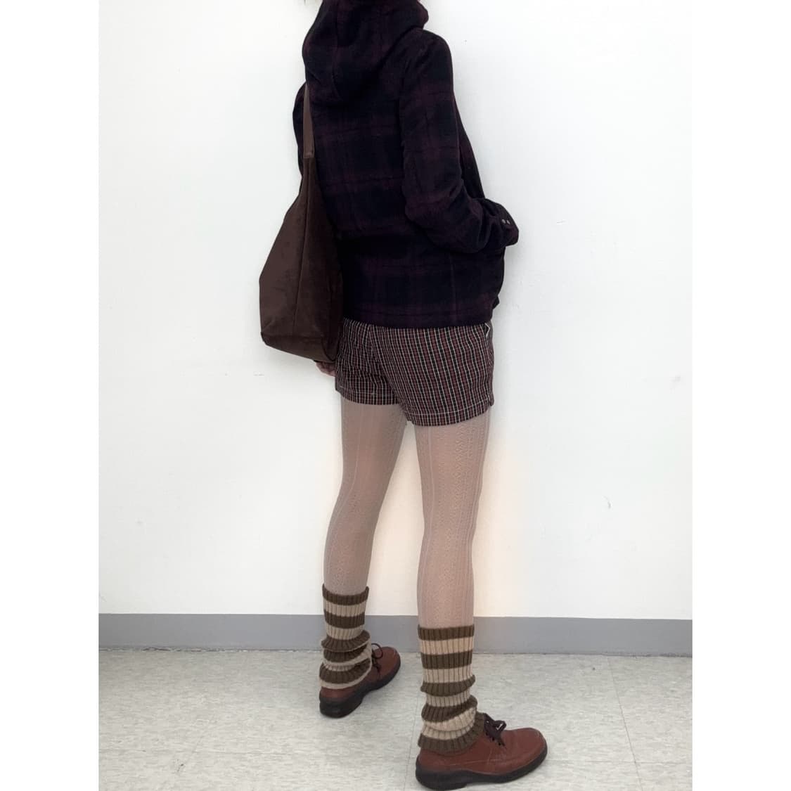 빈티지 하프 더플 코트 상품이미지4