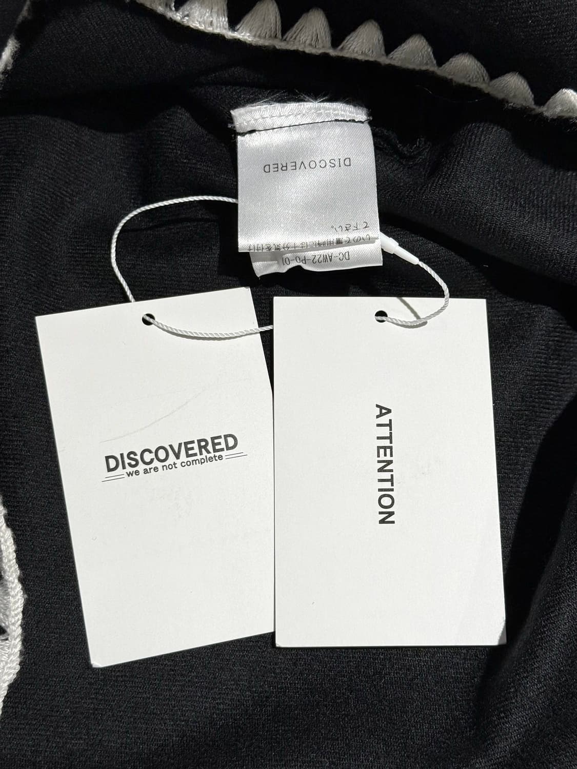 디스커버드 블랙 플라워 스티치 플라노 스키퍼 셔츠 상품이미지8