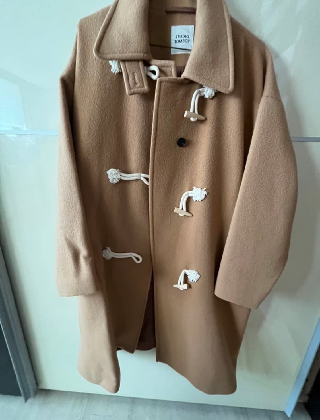 [톰보이] 떡볶이코트 베이지 판매 (사이즈프리) 상품이미지2