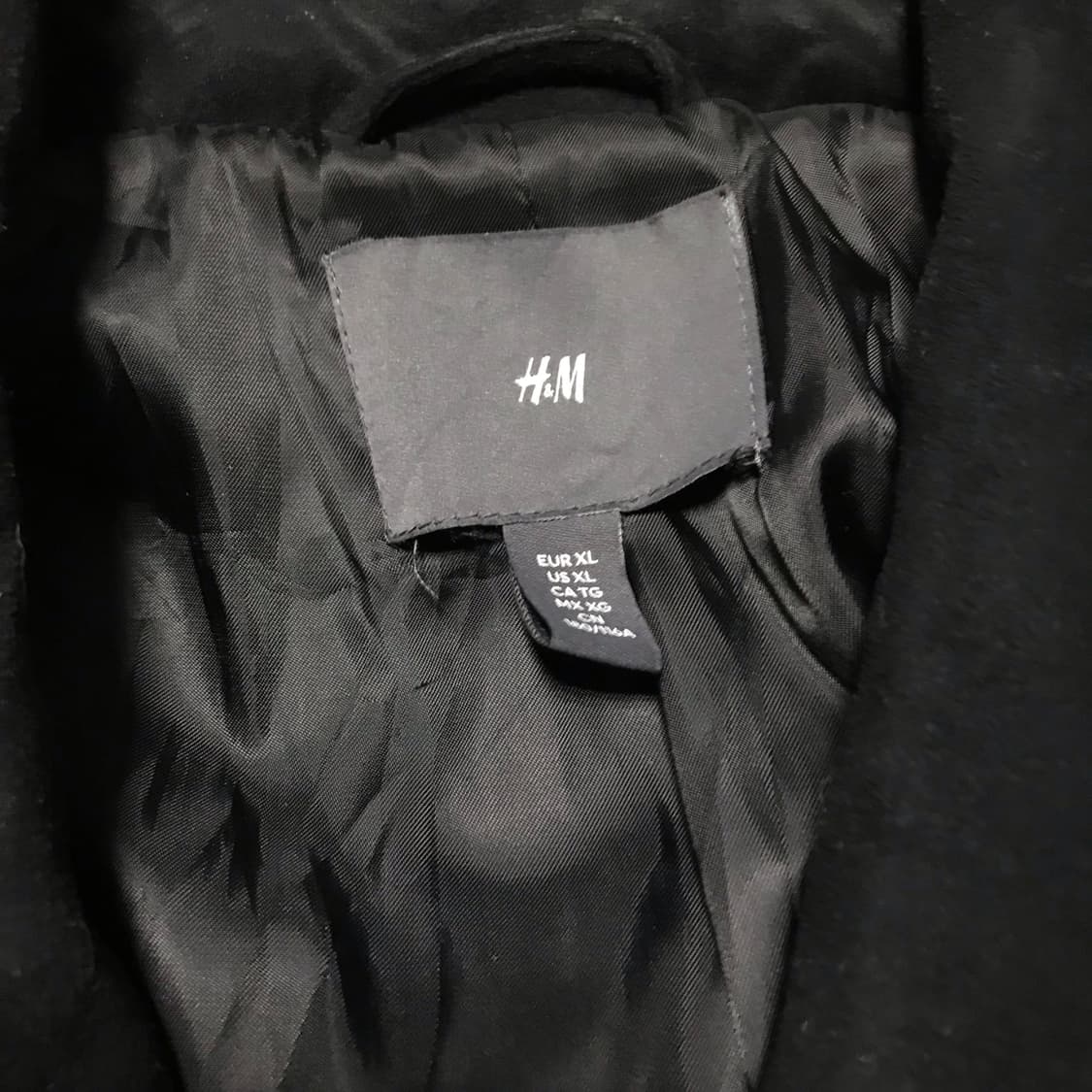 Hnm 피그 스웨이드 가죽 라이더 자켓 xl 상품이미지5