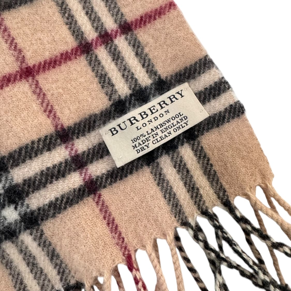 정품 버버리 노바체크 베이지 머플러 상품이미지5
