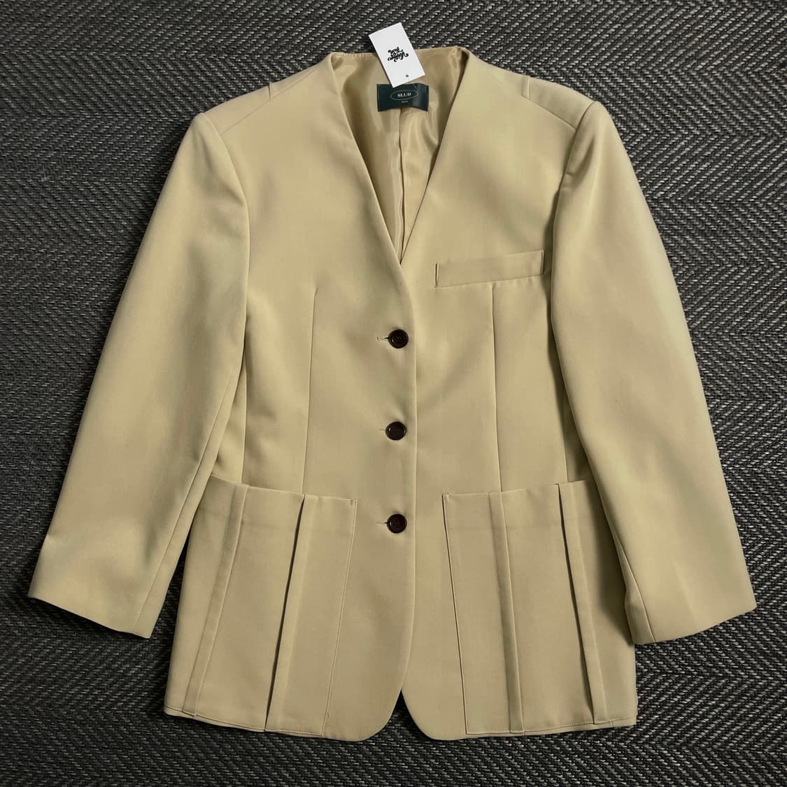 SLUB 우먼스 미니멀 블레이저 자켓y 4232 상품이미지2