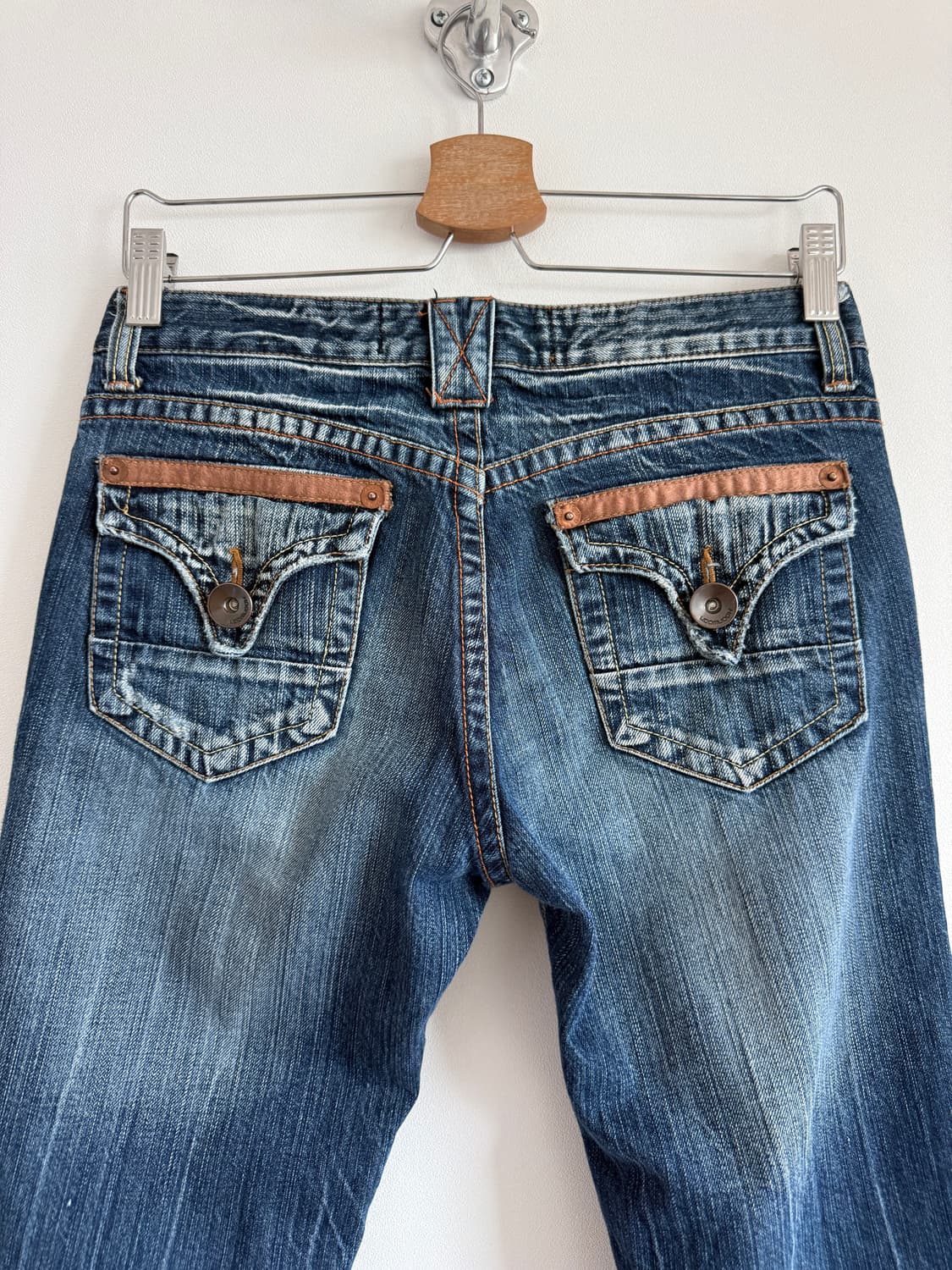 Pre owned y2k 워싱 부츠컷 데님 상품이미지6