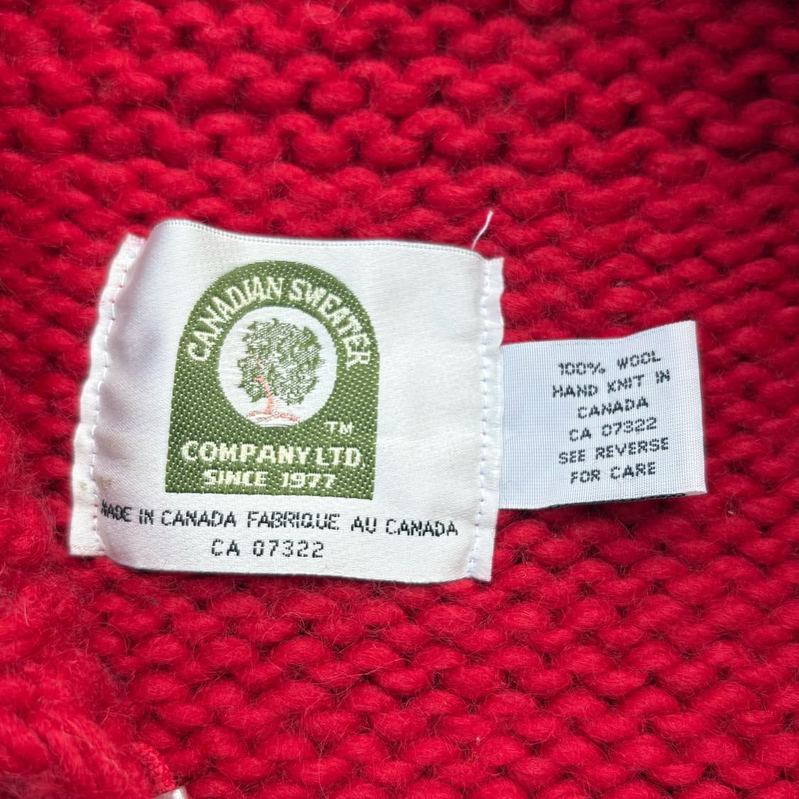 Canadian Sweater 아가일 패턴 헤비울 스웨터 상품이미지5
