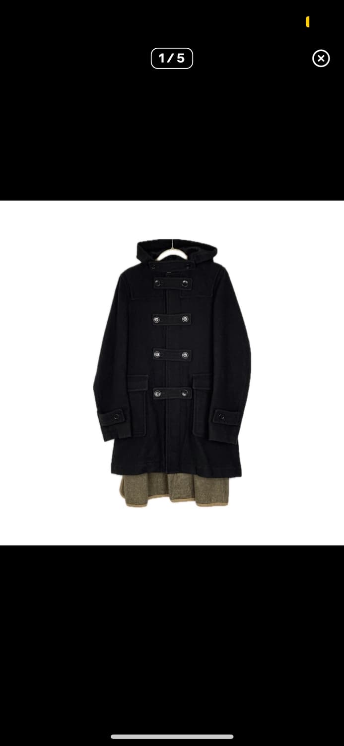 COMME des GARCONS Black 더플코트 상품이미지1