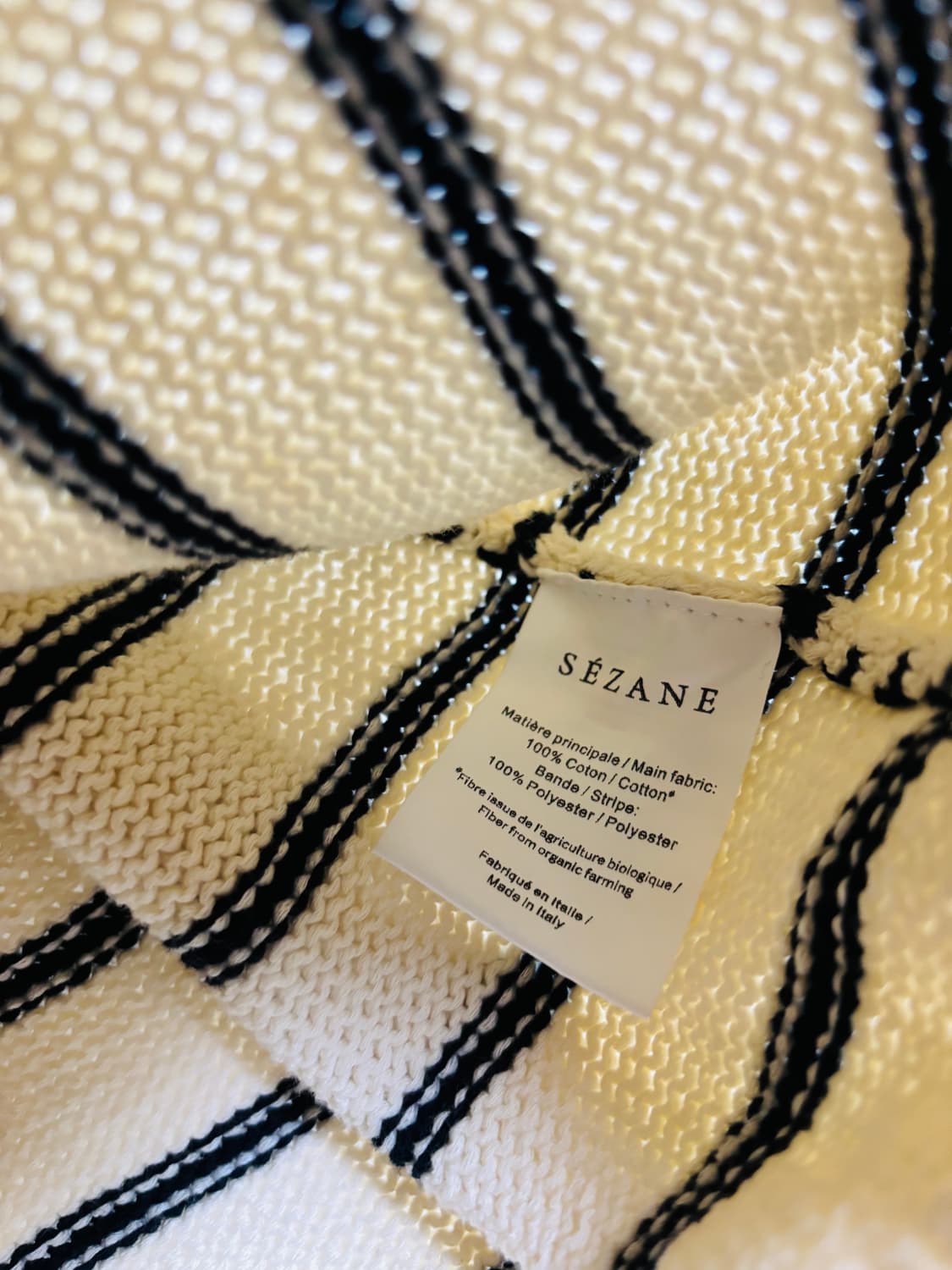 세잔느 SEZANE 스트라이프 코튼 니트 스웨터 상품이미지3