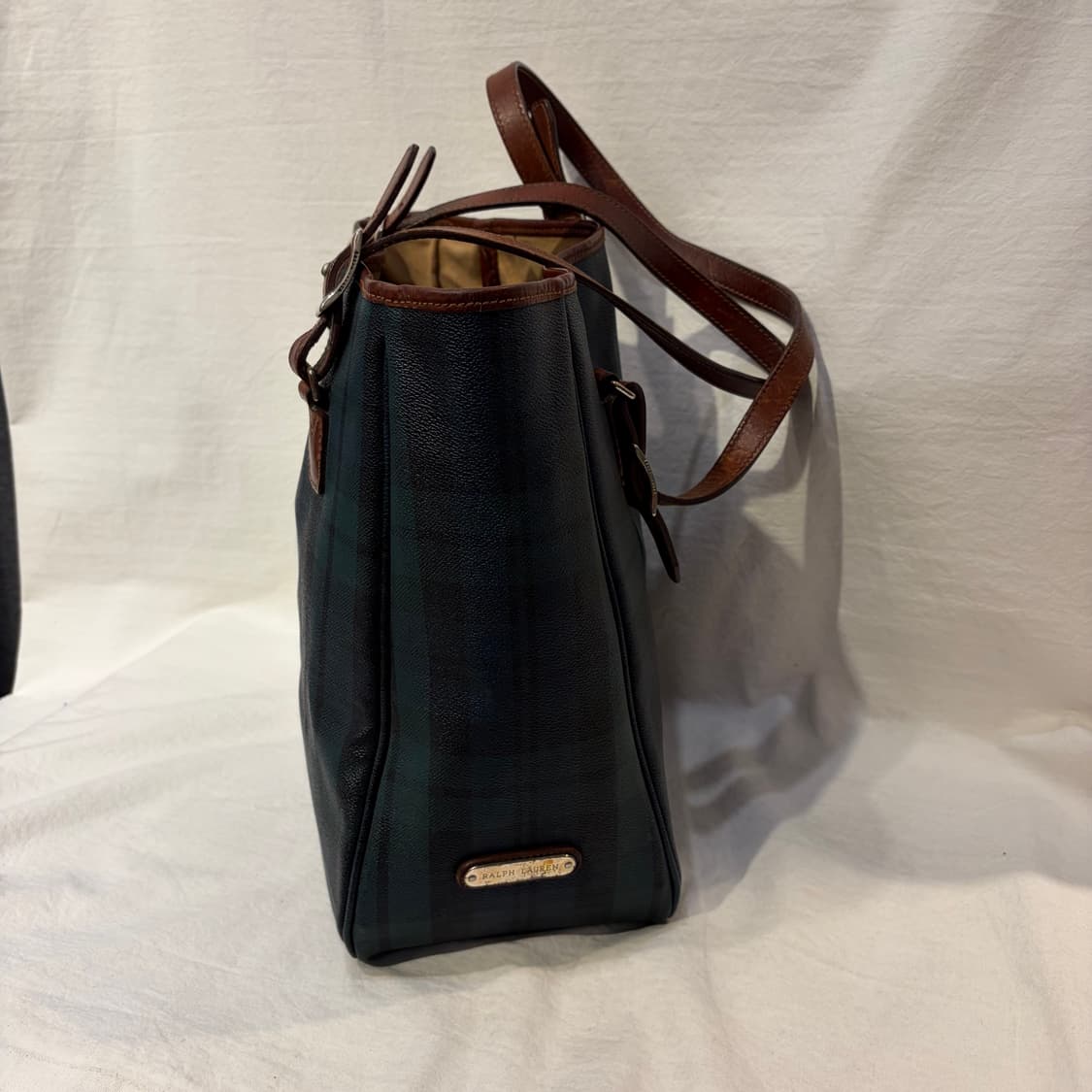 폴로 랄프로렌 타탄 체크 숄더백 가방 상품이미지8