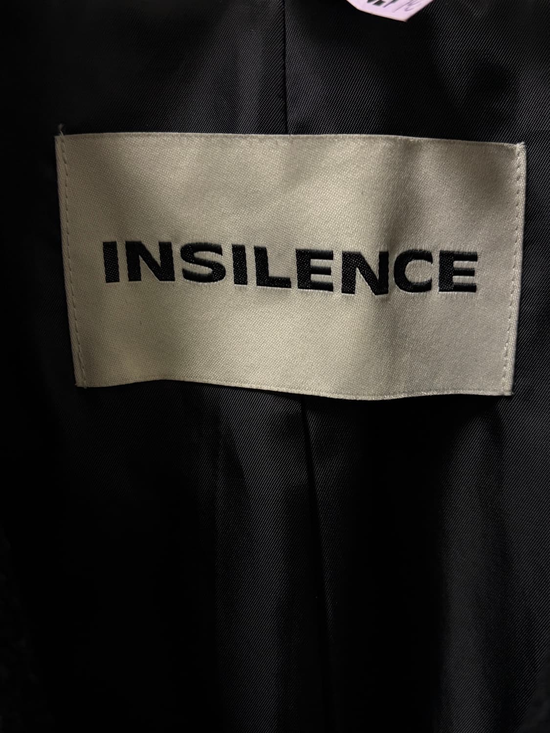 인사일런스 우먼 클래식 맥시 코트 블랙 상품이미지5