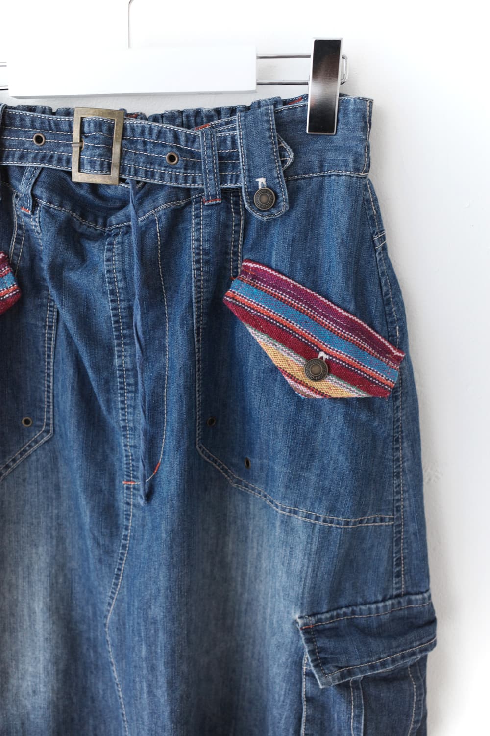 patch balloon denim skirt 상품이미지8