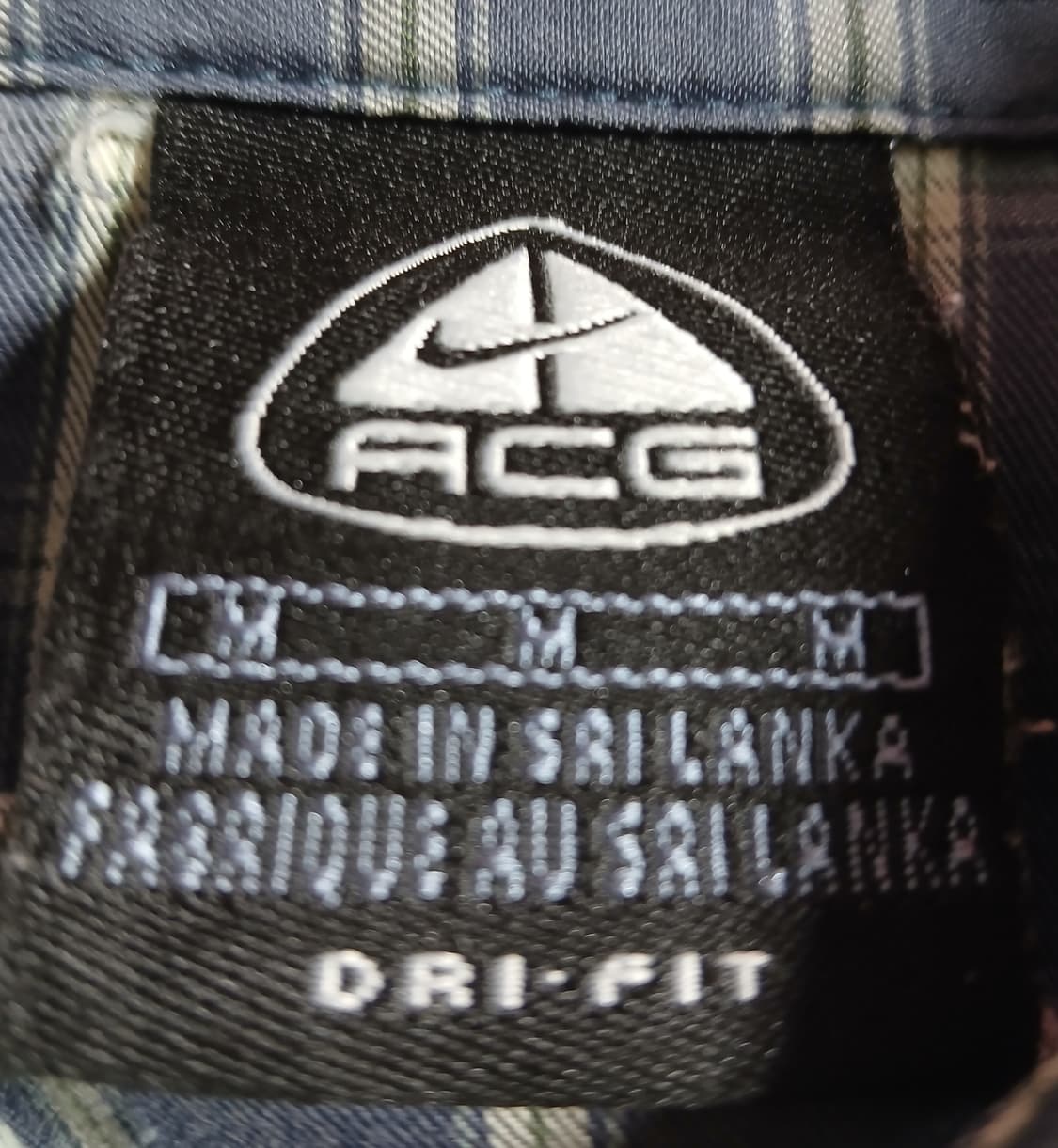 나이키 00s Acg 반팔 체크셔츠 상품이미지2