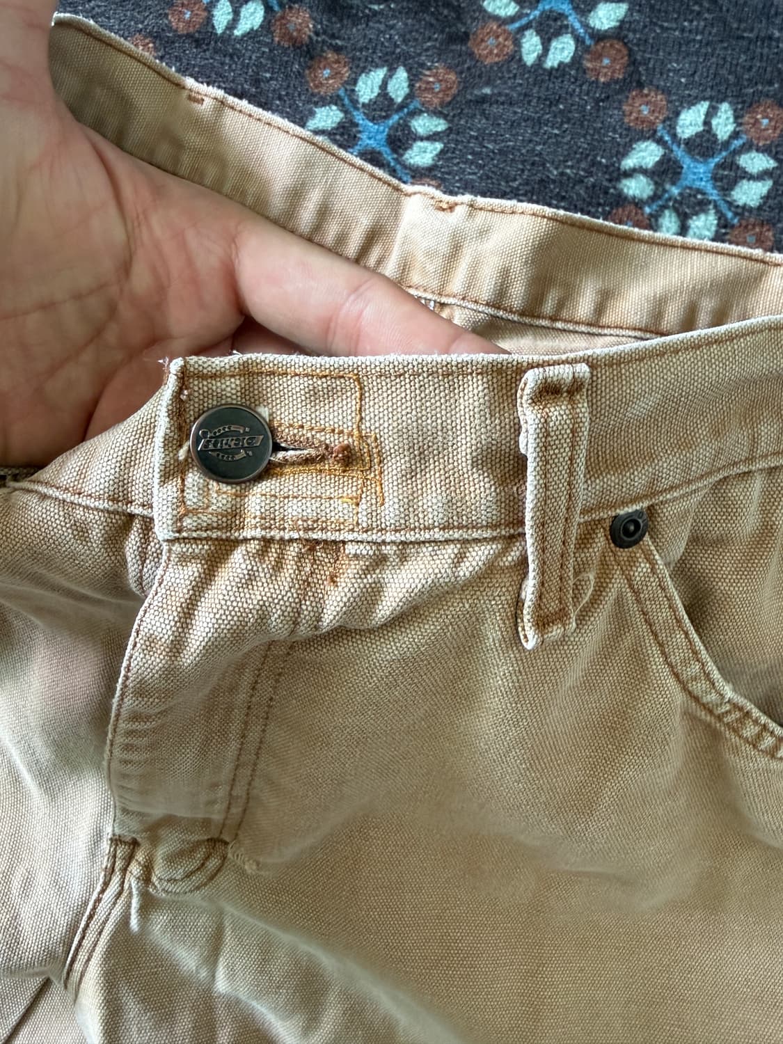 디키즈 덕캔버스 워크팬츠 베이지 상품이미지4