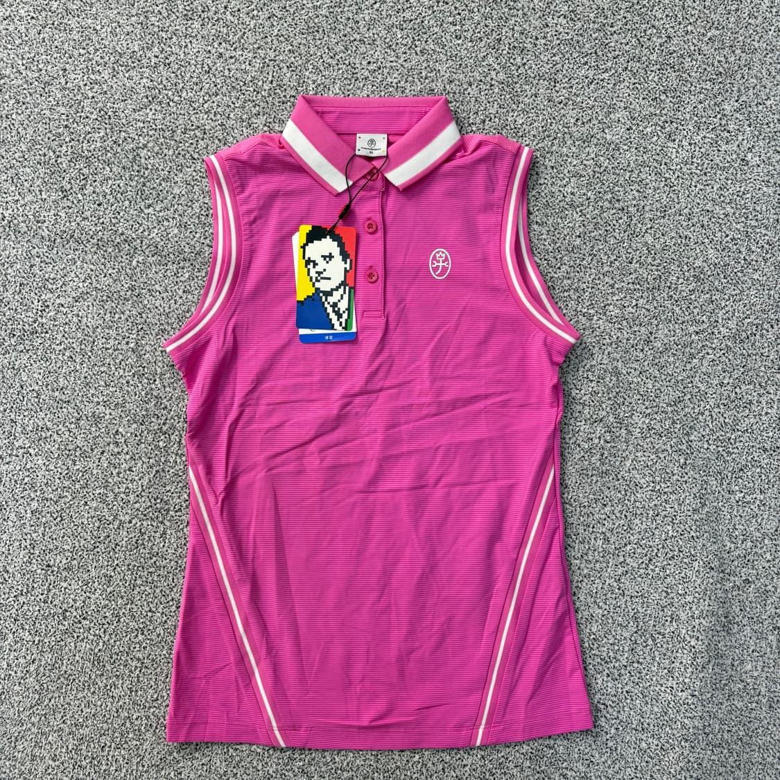 85 새상품 까스텔바작 민소매 티셔츠 0309J 상품이미지1