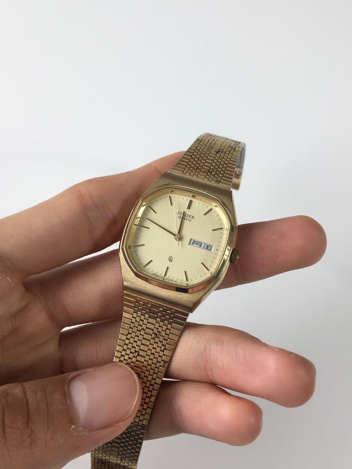 80s citizen octagon gold day-date 상품이미지4