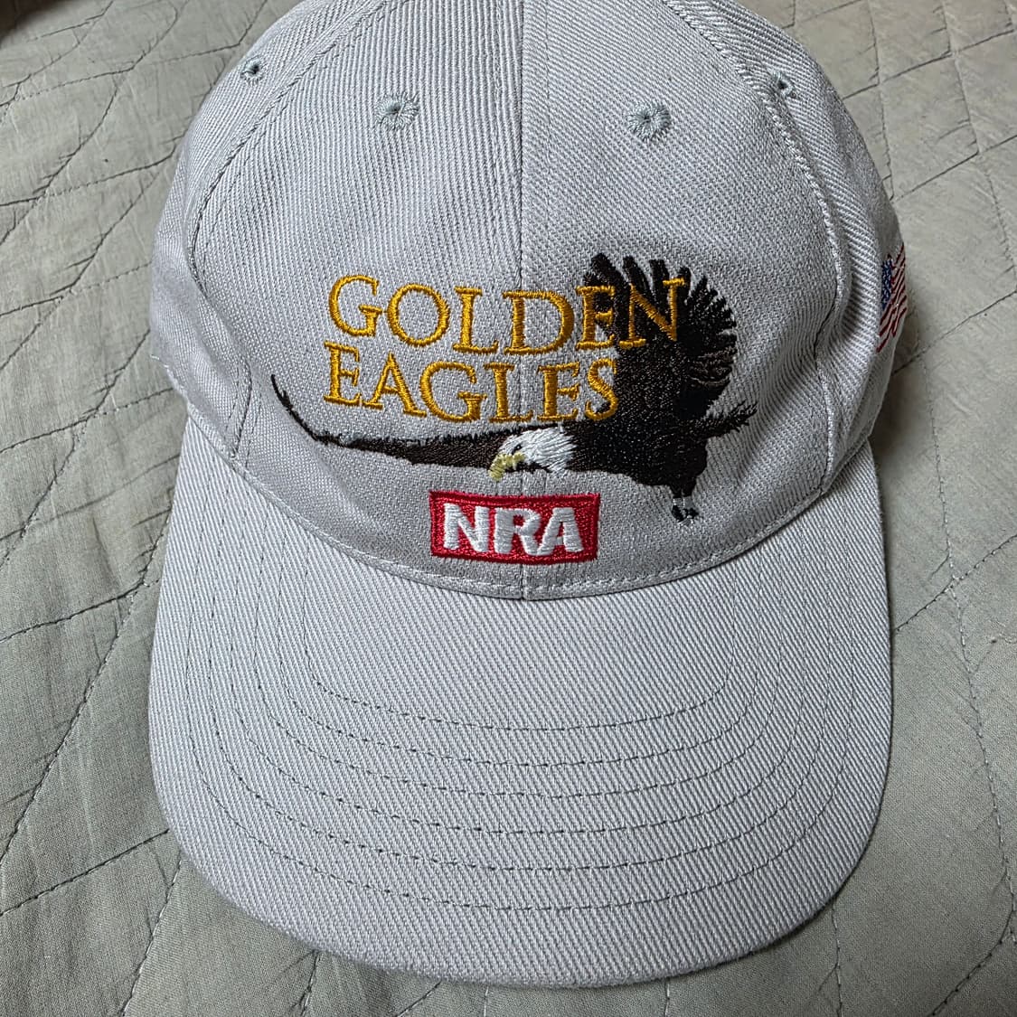 [OS] 빈티지 NRA 골든 이글 6패널 캡 아이보리 상품이미지2