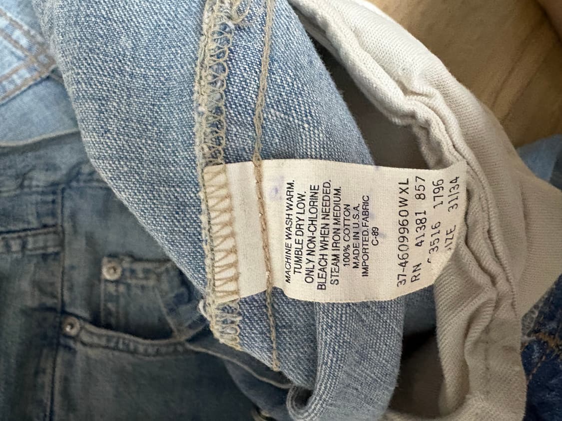 RRL 90s 스트레이트 핏 데님팬츠 상품이미지6