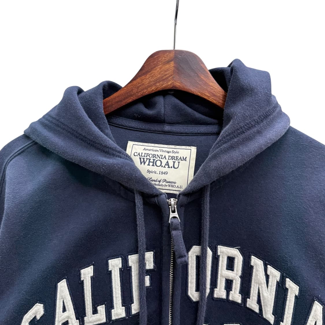 [S] 후아유 캘리포니아 네이비 후드집업 상품이미지5