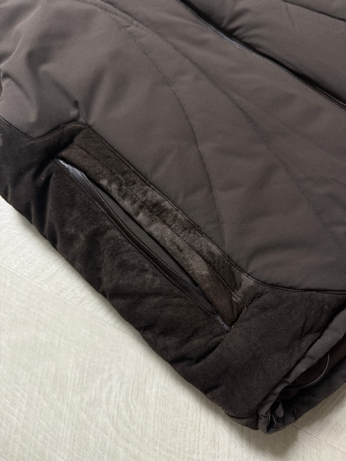 [2] XLIM EP1 패딩 베스트 브라운 상품이미지3