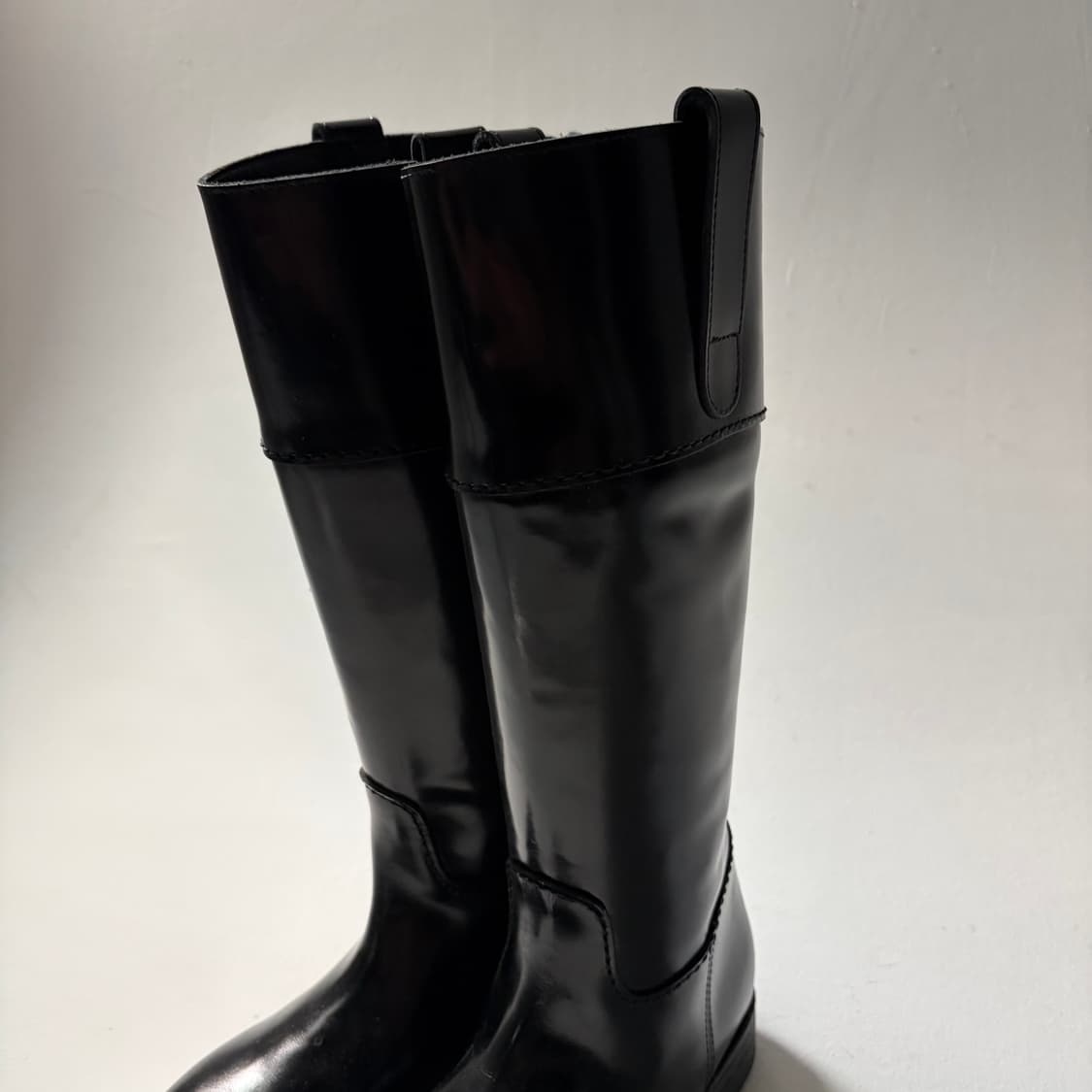 90‘s Rounded Toe Riding Boots 상품이미지3