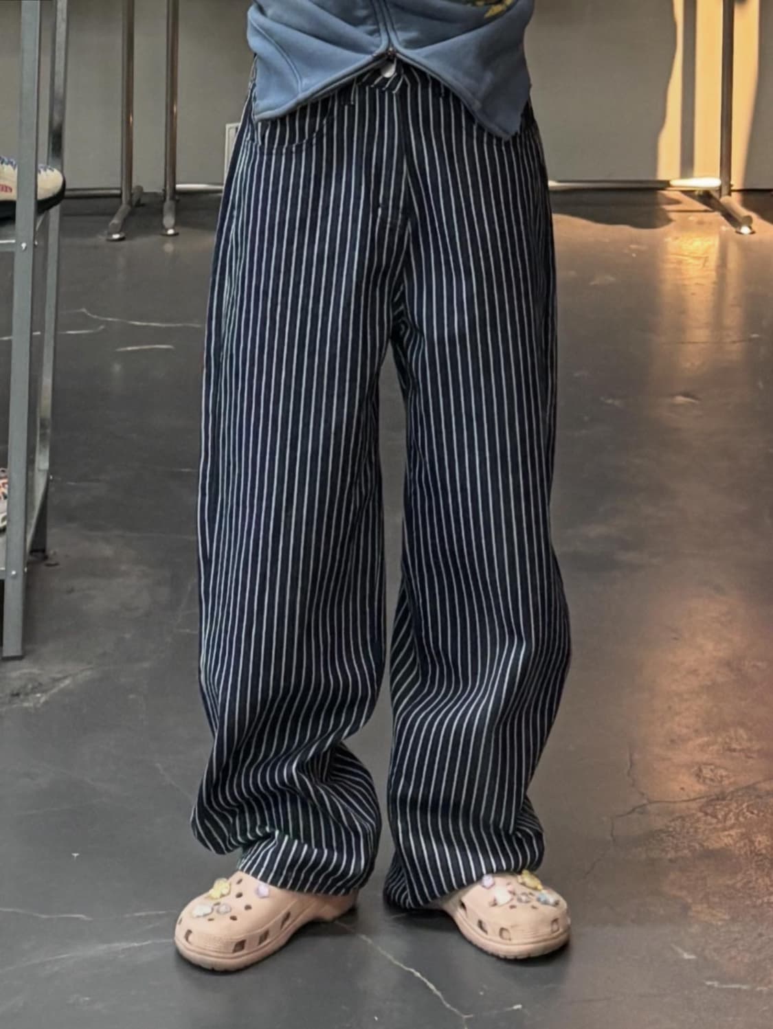 빈티지 스트라이프 와이드 팬츠 A3452 상품이미지1