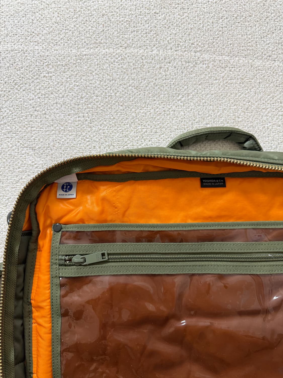 PORTER 신형 포터 탱커 3way 브리프케이스 세이지그린 상품이미지10