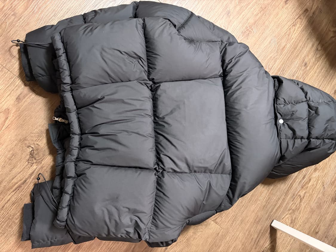 벨리에 크로스 라인 후디드 패딩 다운 상품이미지7