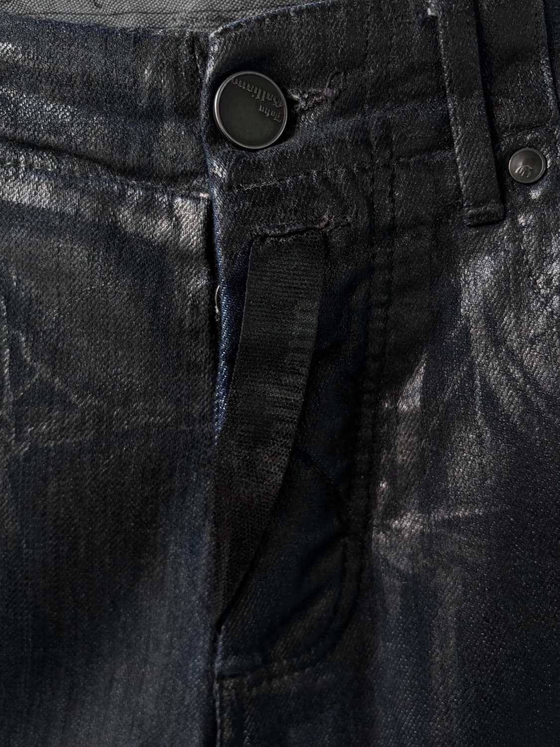 (예약중) 존 갈리아노 코팅 진 상품이미지4