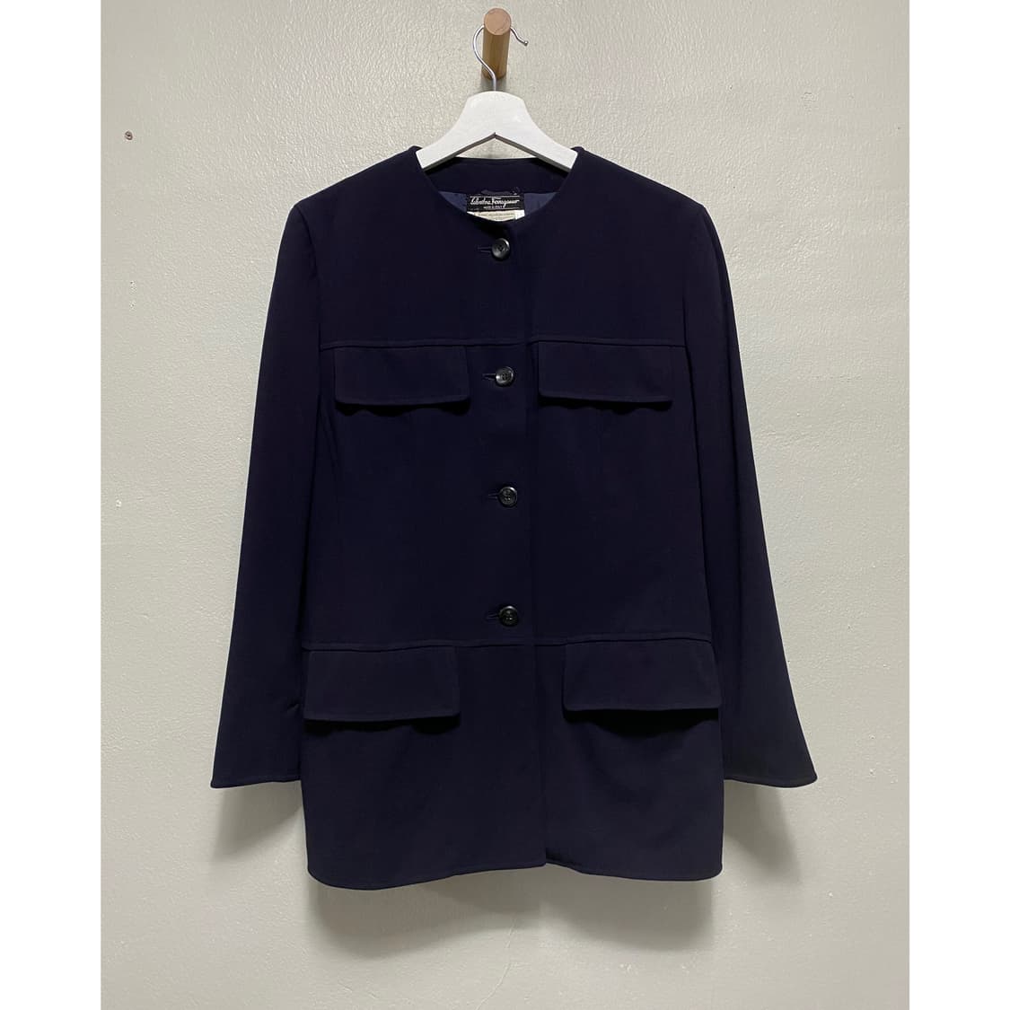 페라가모 카라리스 포켓 디자인 코트 자켓 상품이미지1