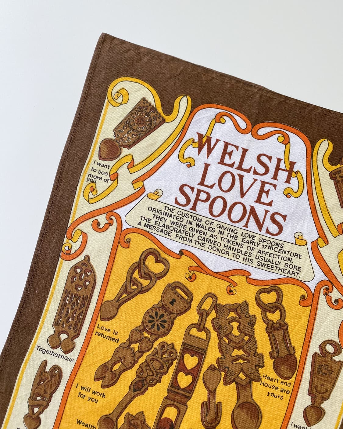 유럽 빈티지 패브릭 (WELSH LOVE SPOONS) 상품이미지5
