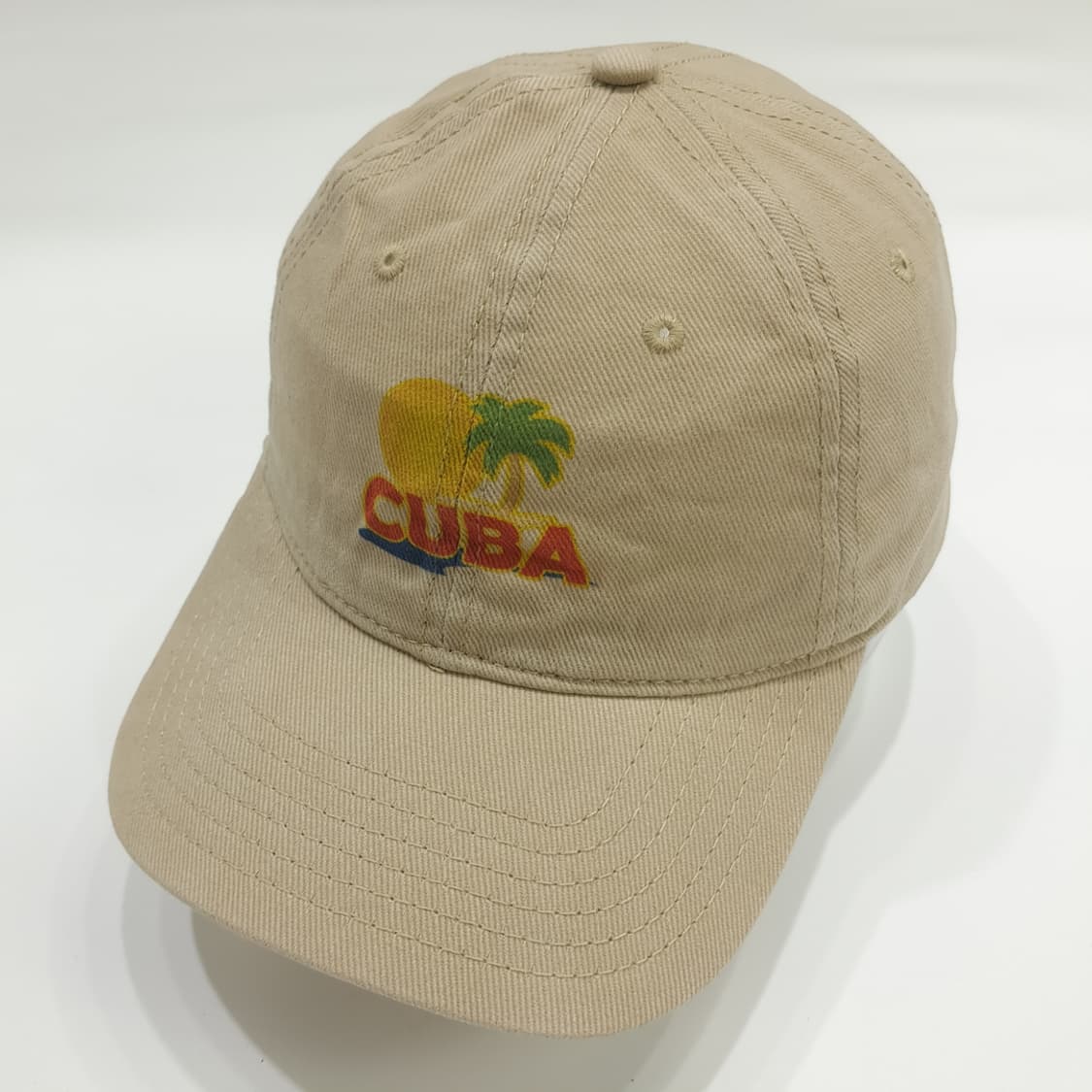 Cuba 일몰 해변 빈티지 볼캡 P1470 상품이미지2