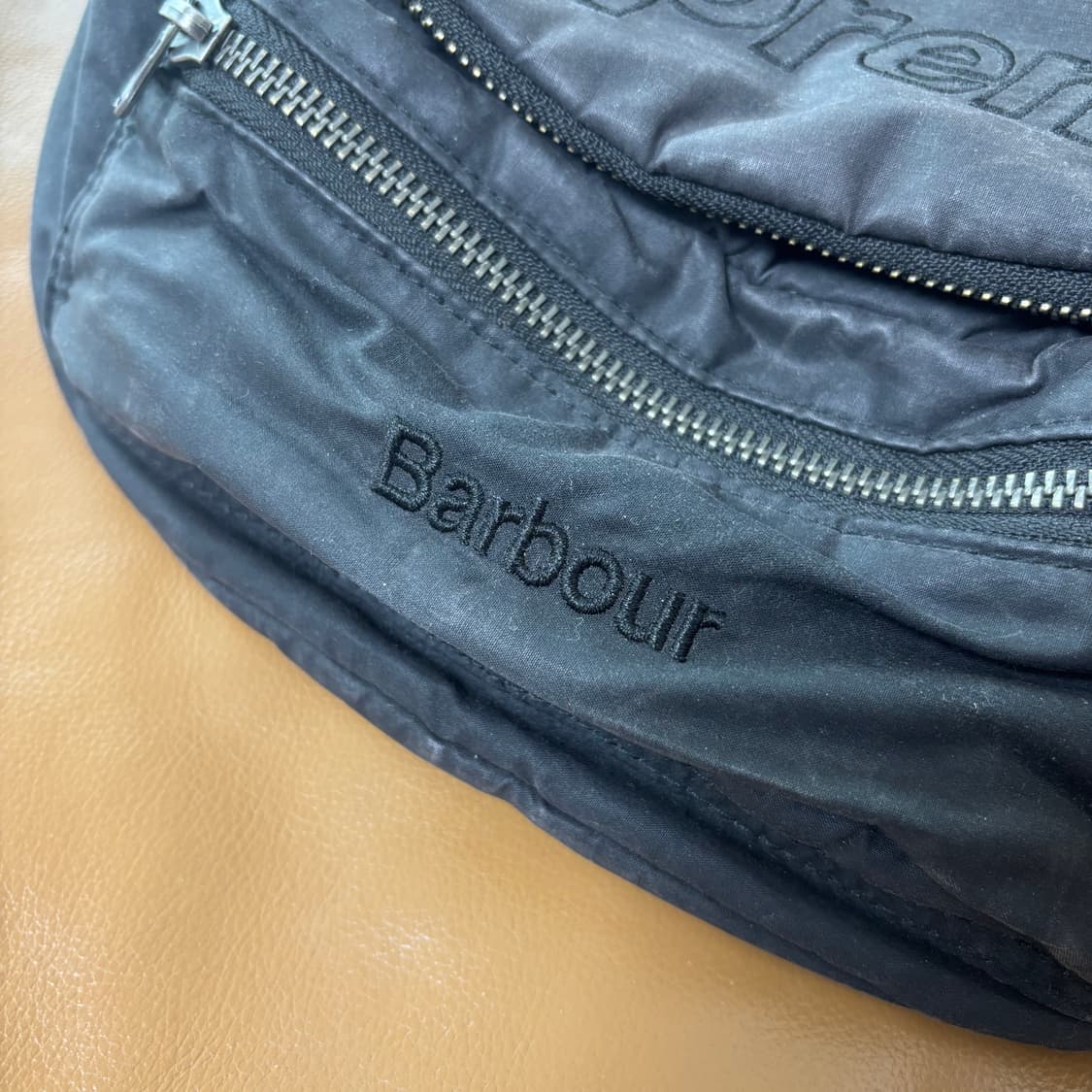 Supreme x Barbour 슈프림x바버 왁스드 코튼 웨이스트백 가방 상품이미지4