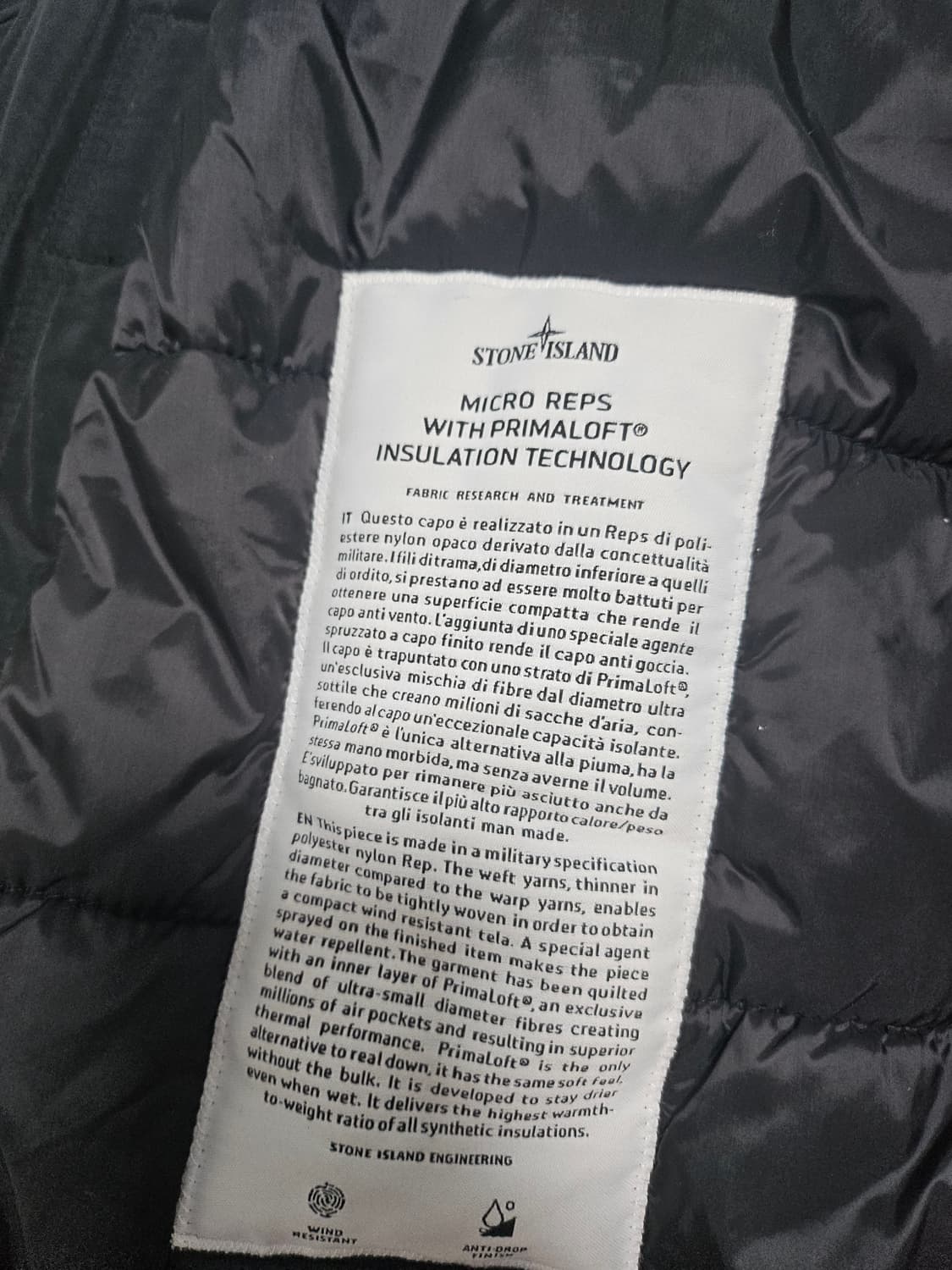 스톤아일랜드 마이크로랩스 패딩 상품이미지5