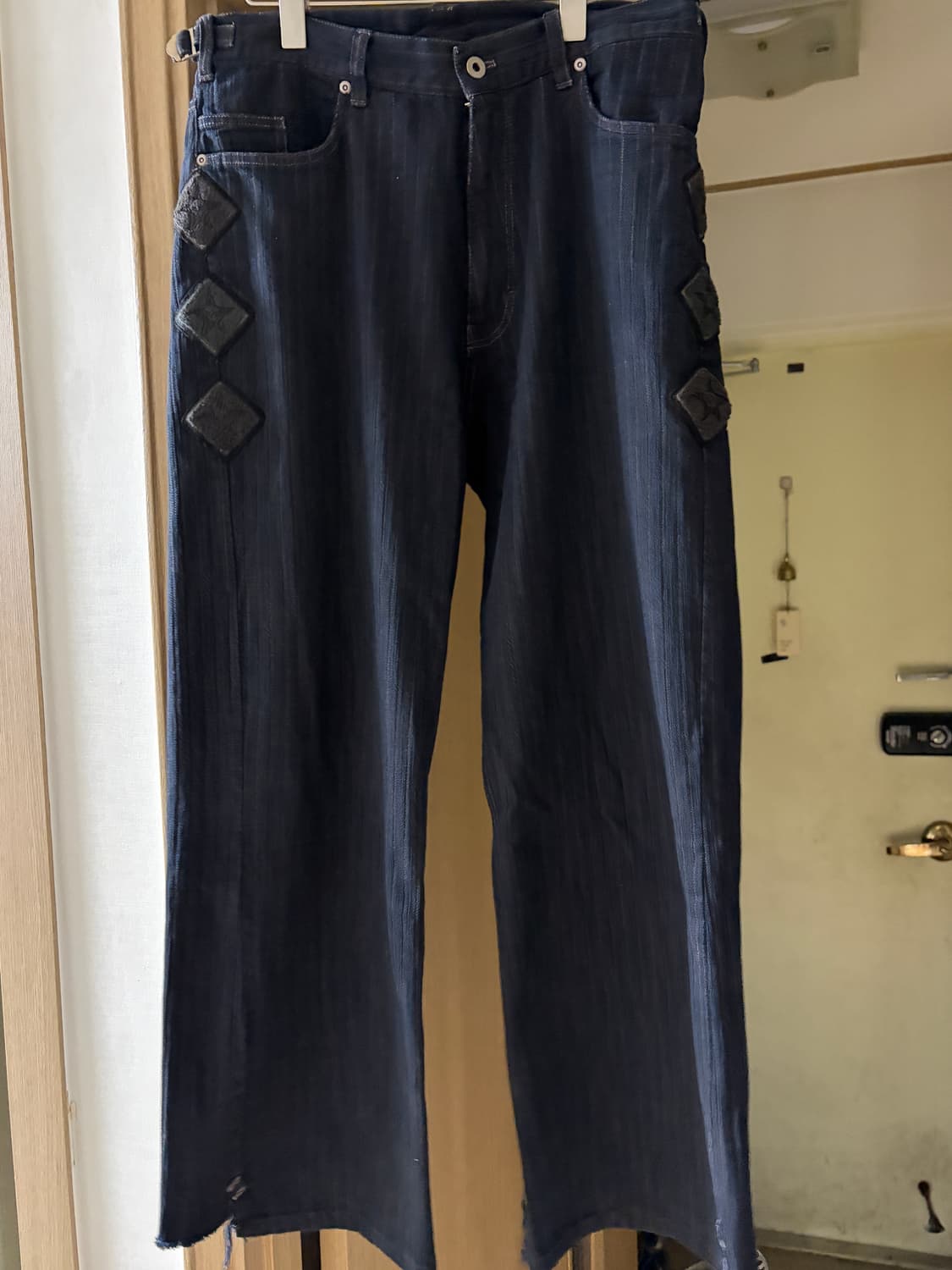 (4) 폴리테루 행크 스트라이프 데님 블루 차콜 상품이미지1