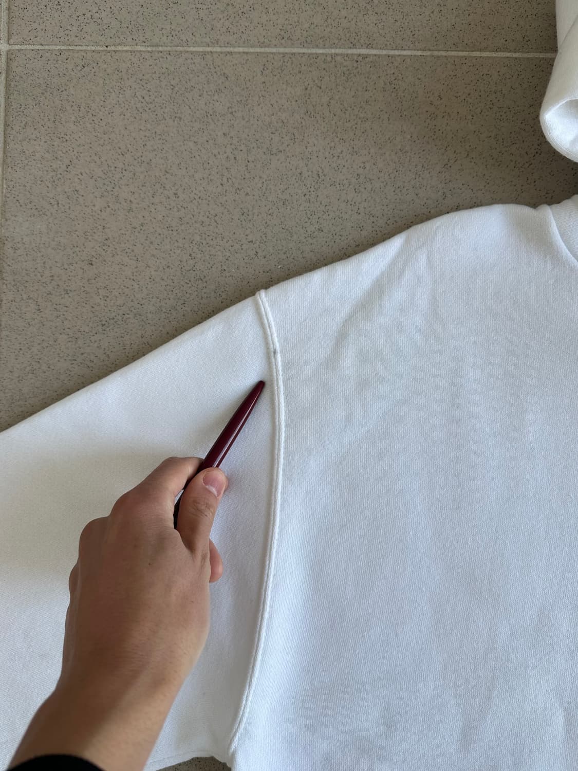 90s 빈티지 러셀 후드 화이트 M 상품이미지7