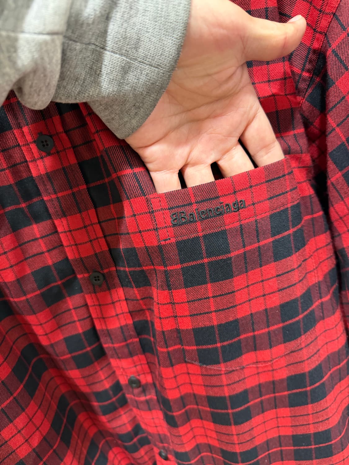 발렌시아가 패디드 셔츠자켓 100-105 상품이미지3