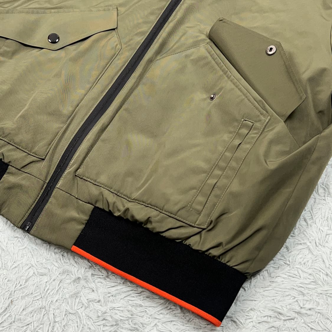 타미힐피거 남성 봄버 패딩자켓 카키 105 상품이미지8