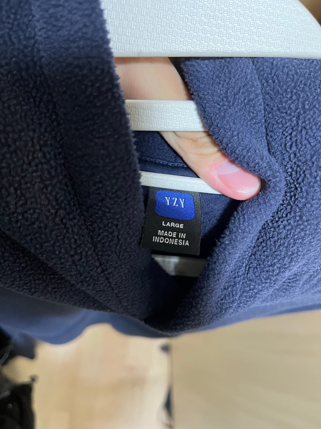 이지갭 폴라 플리스 후드 네이비 (Unreleased) 상품이미지4