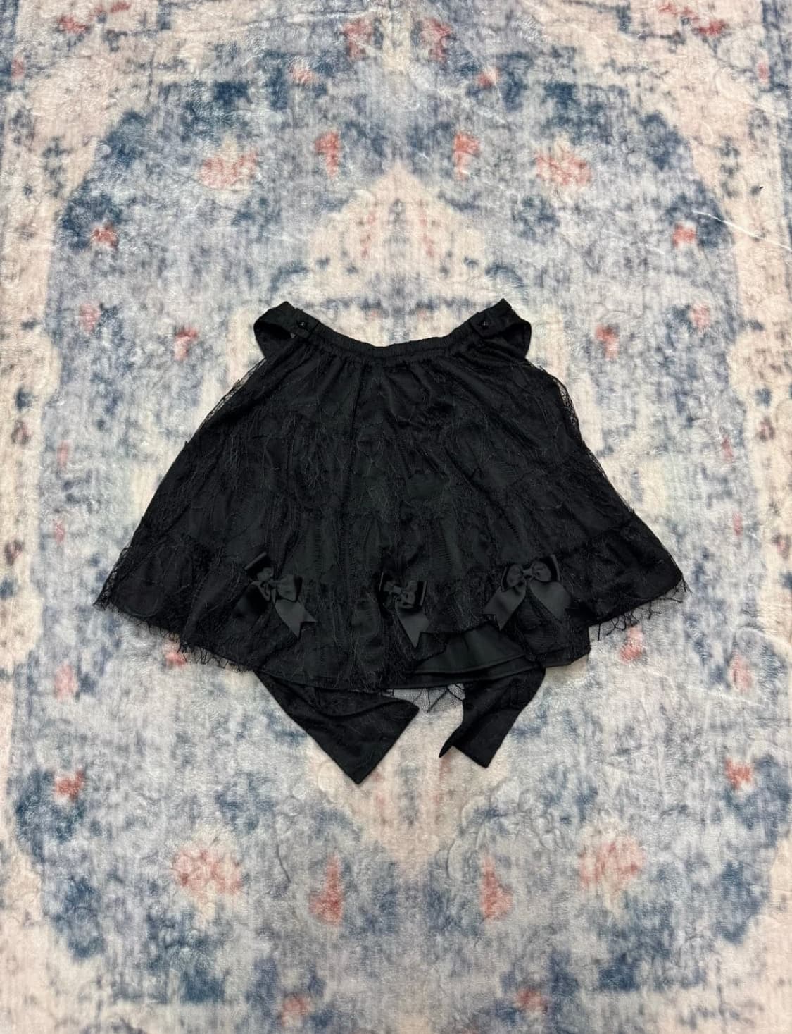 Bodyline goth ribbon prill skirt 상품이미지5