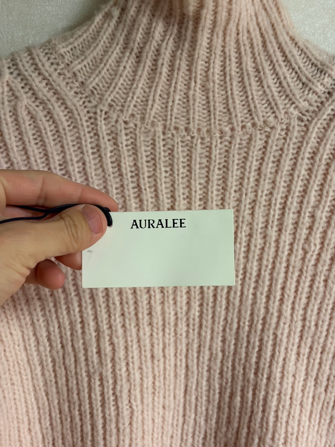 오라리 울 베이비 카멜 터틀넥 니트 3사이즈 상품이미지2