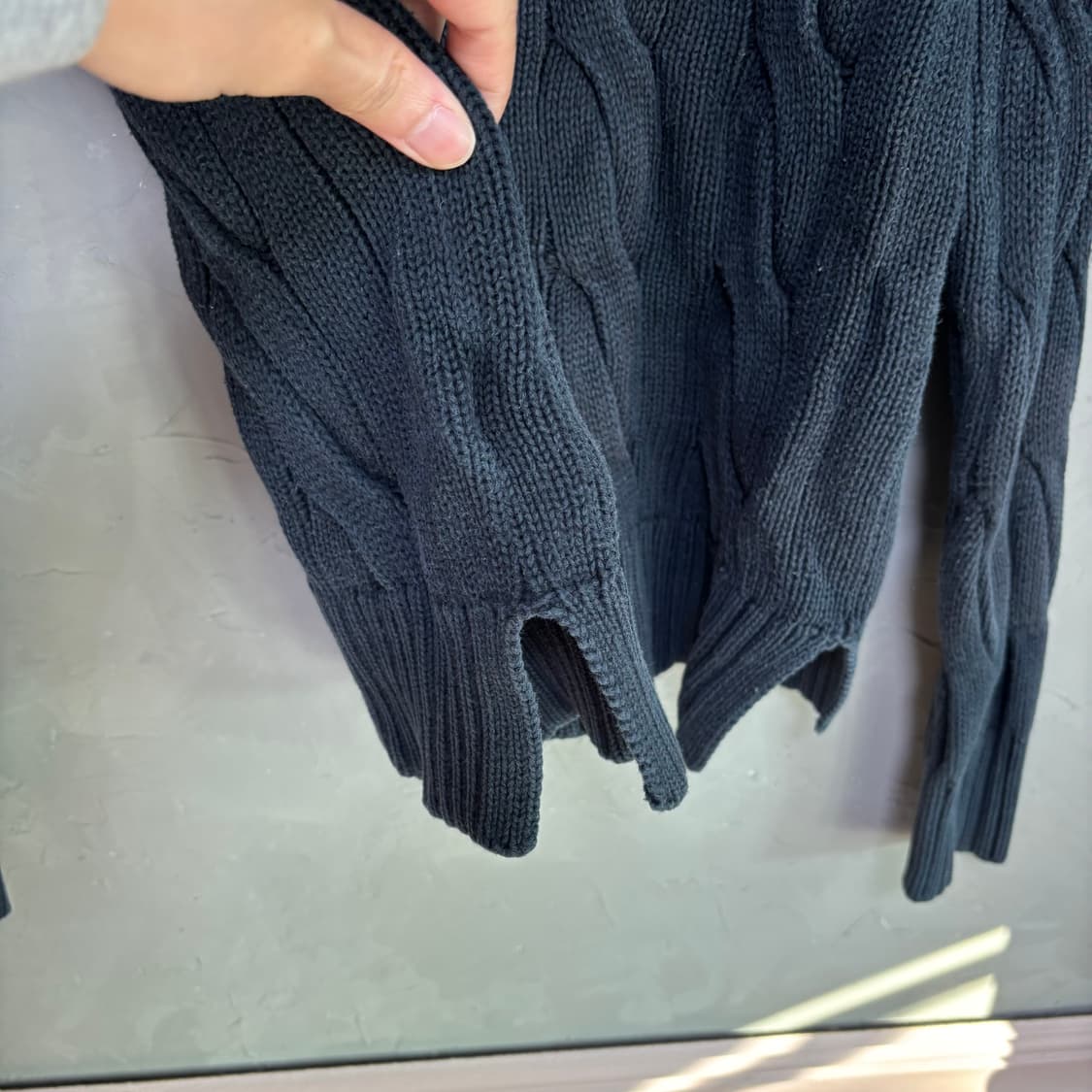 폴로 랄프로렌 꽈배기 니트 네이비 상품이미지4