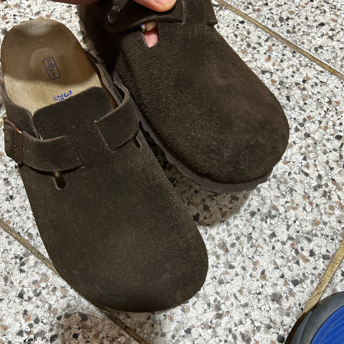 버켄스탁 보스턴 스웨이드 레더 모카 네로우 250(39) 상품이미지6