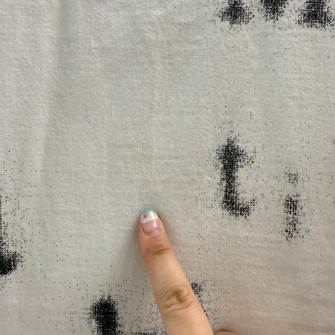 마뗑킴 화이트 크롭 반팔티 상품이미지7