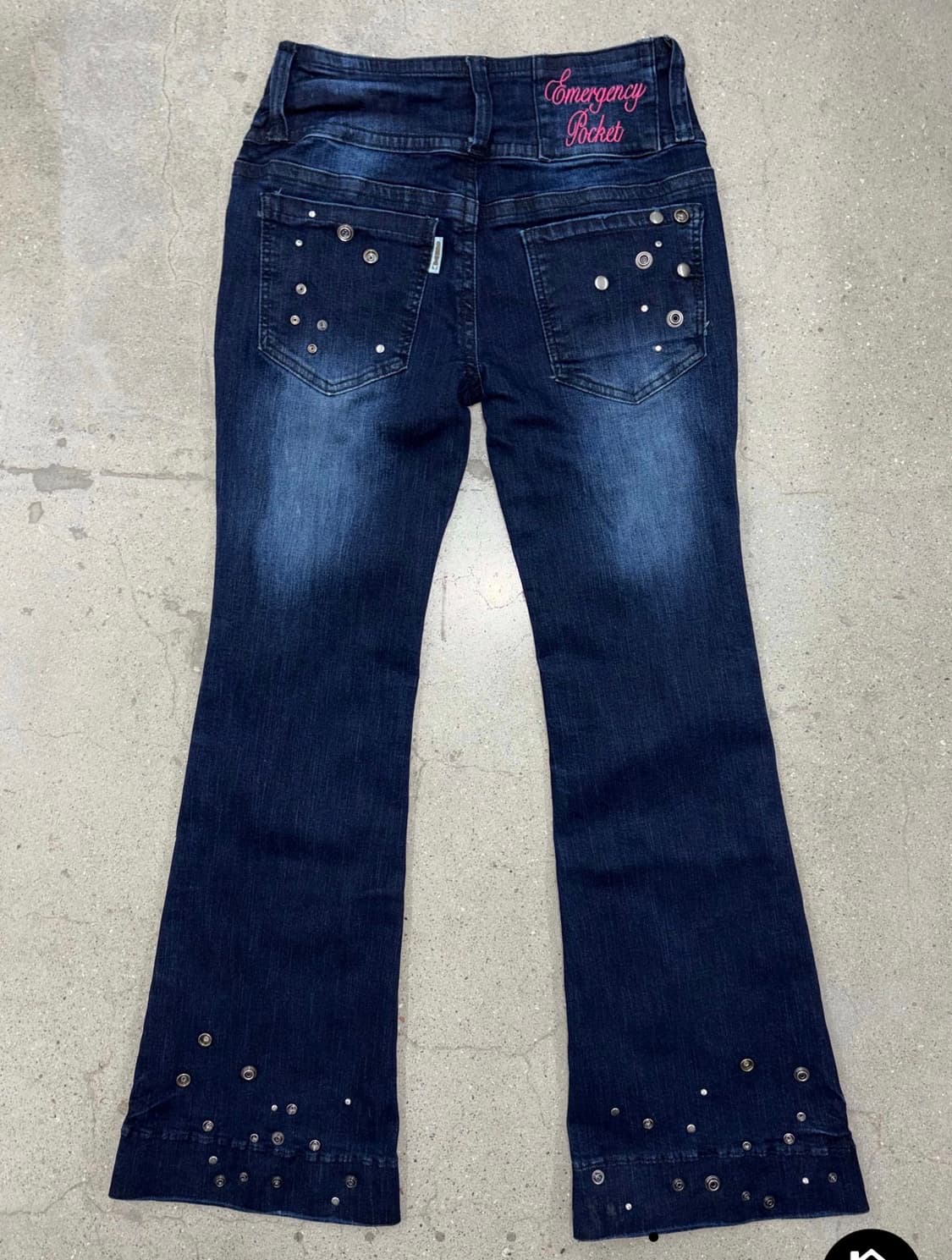 스컬프터 DIY 부츠컷 데님 인디고 상품이미지5