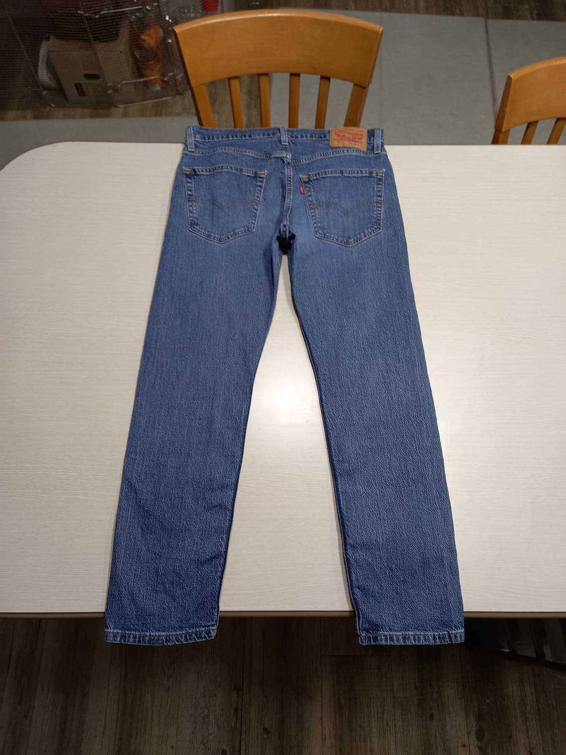 31 리바이스502 워싱 스판 슬림일자진 31-486 상품이미지2