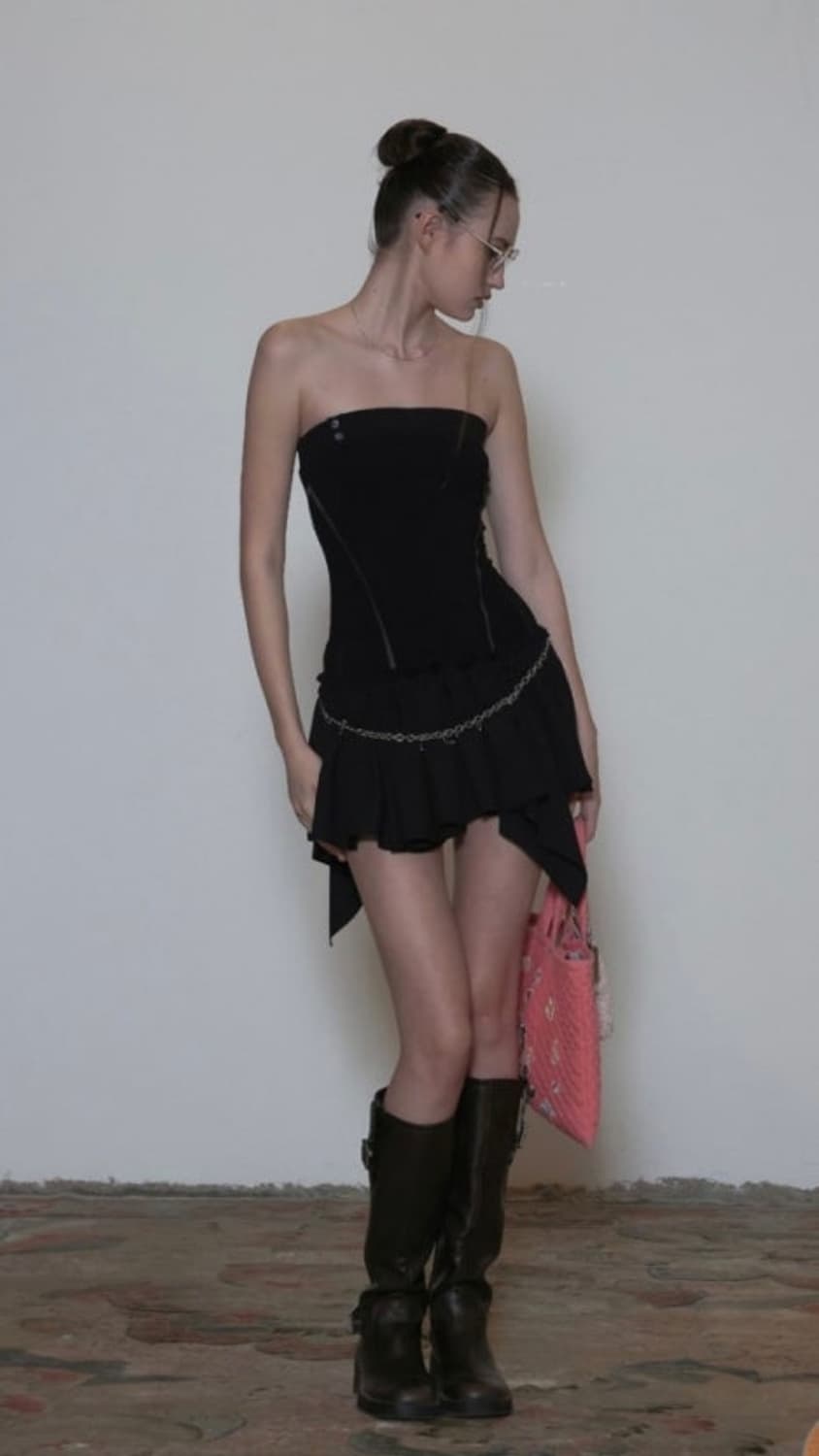 스컬프터 튜브탑 원피스 상품이미지1